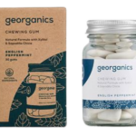 Georganics, naturalna guma do żucia, English peppermint, gumy do żucia