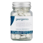 Georganics naturalne tabletki do mycia zębów, English Peppermint