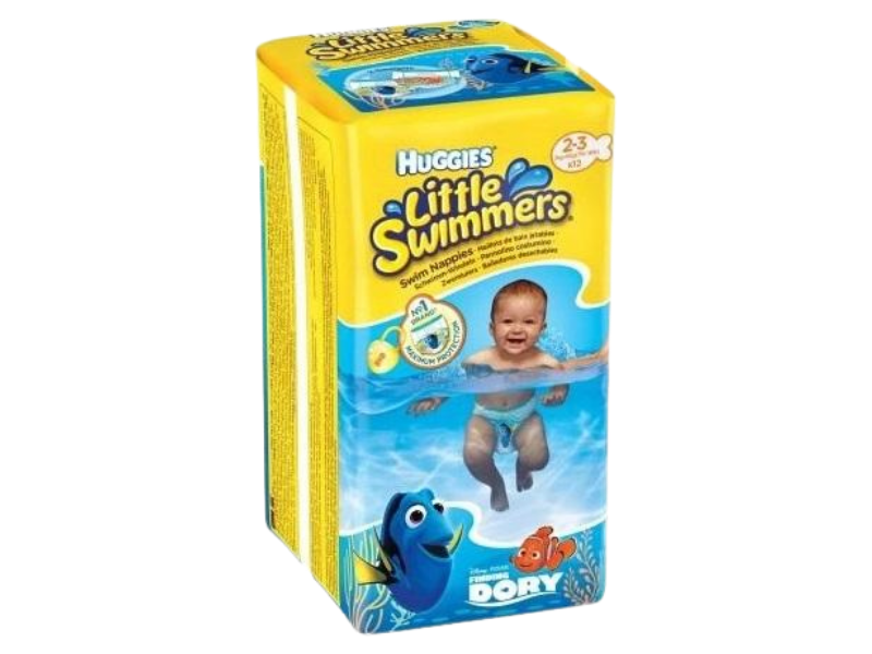 Zdjęcie przedstawia wyrób medyczny HUGGIES Little Swimmers, pieluchomajtki.