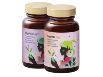 Zdjęcie przedstawia suplement diety Health Labs VegeMe, kapsułki.