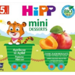 HiPP BIO od pokoleń, jabłka-morele, deser