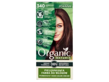 Zdjęcie produktu Joanna Organic Naturia Vegan farba pielęgnująca do włosów, 340 herbaciany