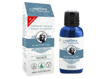 Zdjęcie przedstawia kosmetyk Optima Natura N-Active Oil Sen, olejek.