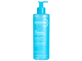 Zdjęcie przedstawia dermokosmetyk Bioderma Hydrabio Gel Moussant, żel.