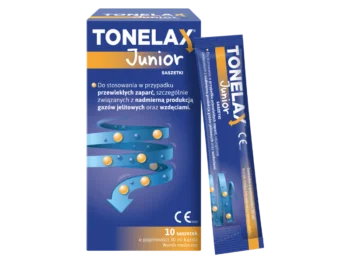 Zdjęcie produktu Tonelax Junior, płyn w saszetkach