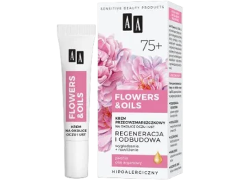 Zdjęcie produktu AA FLOWERS & OILS 75+ przeciwzmarszczkowy na okolice oczu i ust, krem