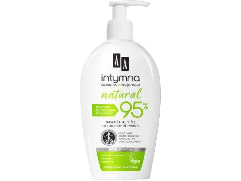 AA Intymna Ochrona&Pielęgnacja Natural 95% nawilżający żel