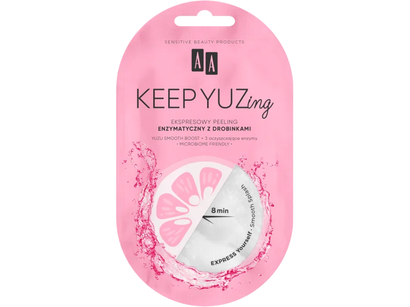 AA Keep Yuzing ekspresowy peeling enzymatyczny z drobinkami
