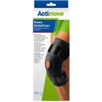 ACTIMOVE Orteza stawu kolanowego z regulowaną pelotą w kształcie podkowy stabilizującą rzepkę i fiszbinami, sprzęt medyczny