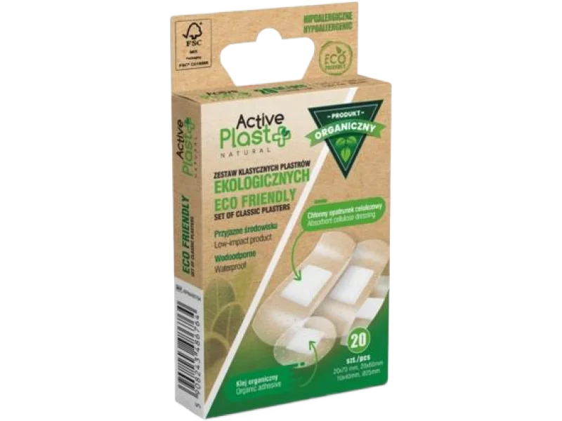 Active Plast Natural zestaw plastrów ekologicznych, plaster