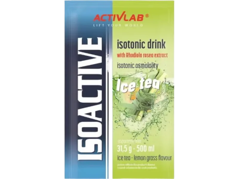 Activlab Isoactive herbata z trawą cytrynową, proszek w saszetkach