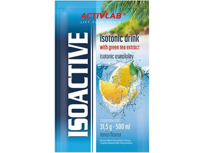 ActivLab Isoactive koncentrat napoju izotonicznego instant, smak cytrynowy, proszek