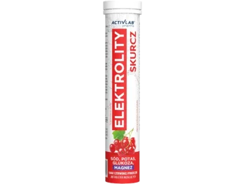 Zdjęcie produktu Activlab Pharma Elektrolity Skurcz, smak czerwona porzeczka, tabletki musujące