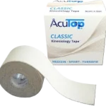 AcuTop Classic kinesiology tape white soft, taśma kinezjologiczna