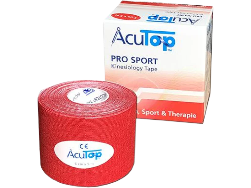 AcuTop Pro Sport Tape czerwony, taśma kinezjologiczna