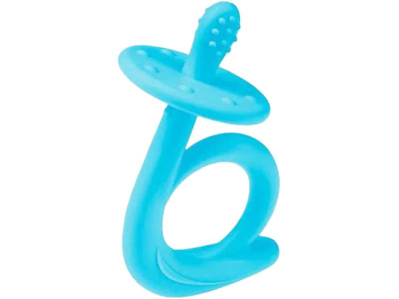 Akuku gryzak silikonowy ślimak blue