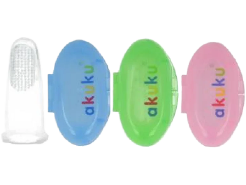 AKUKU silikonowa szczoteczka w etui