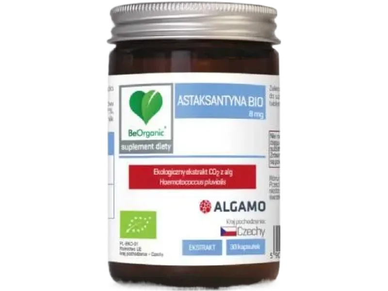 Aliness BeOrganic, astaksantyna bio, kapsułki