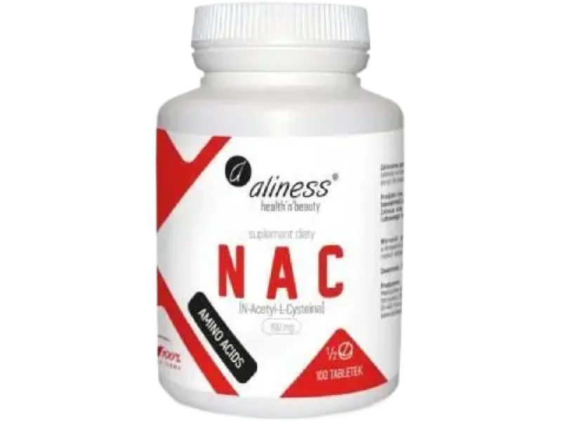Aliness NAC N-Acetylo-L-cysteina, tabletki, 190 mg