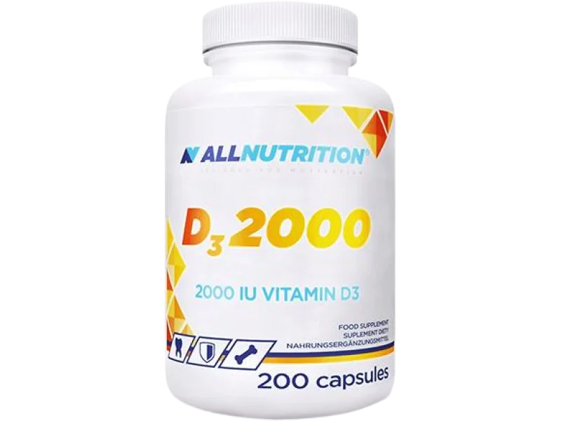 Allnutrition D3 2000, kapsułki miękkie, 50 µg