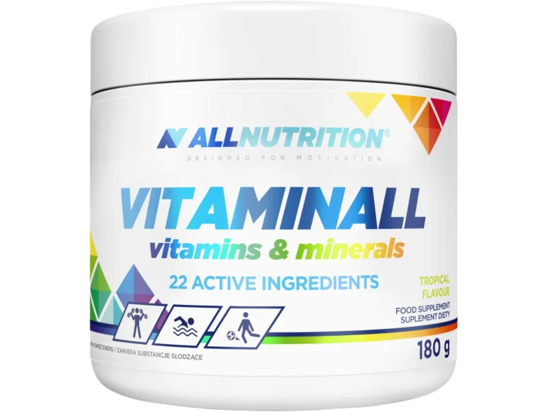 Allnutrition Vitaminall vitamins & minerals, smak tropikalny, tabletki musujące