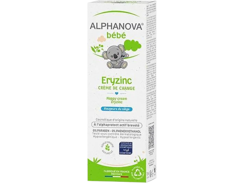 ALPHANOVA BEBE Eryzinc krem przeciw odparzeniom