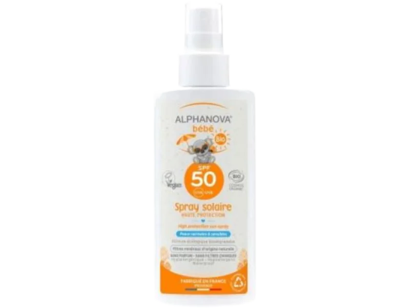 Alphanova Bebe Sun przeciwsłoneczny SPF 50, spray