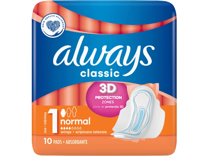 ALWAYS CLASSIC ze skrzydełkami normal, podpaski