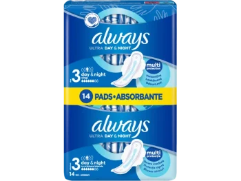 Zdjęcie produktu Always Ultra Night 3 ze skrzydełkami, podpaski