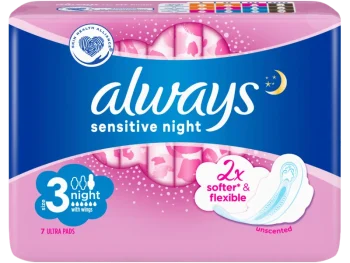 Zdjęcie produktu Always Ultra Sensitive Night, podpaski