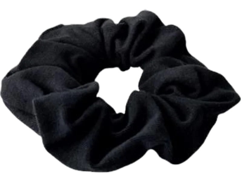 Anwen bawełniana scrunchie czarna, gumki do włosów