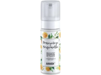 Anwen Pomarańcza & Bergamotka delikatny szampon w piance do normalnej i przetłuszczającej się skóry głowy
