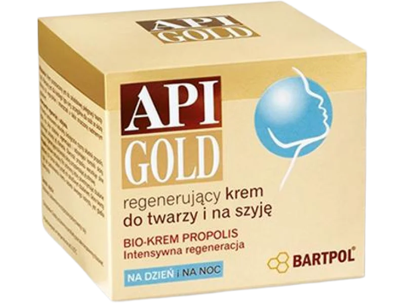 Api Gold Regenerujący krem do twarzy i na szyję z propolisem