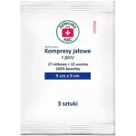 Apteczka ABC kompresy jałowe z gazy 17-nitkowe 12 warstwowe
