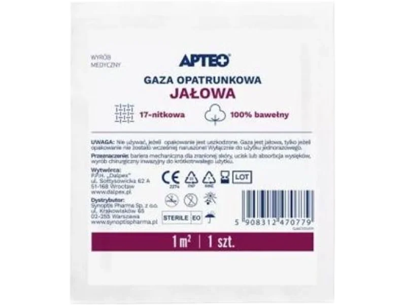 APTEO Gaza opatrunkowa jałowa
