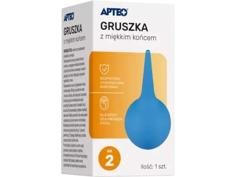 Apteo Gruszka z miękkim końcem nr 2, aspirator