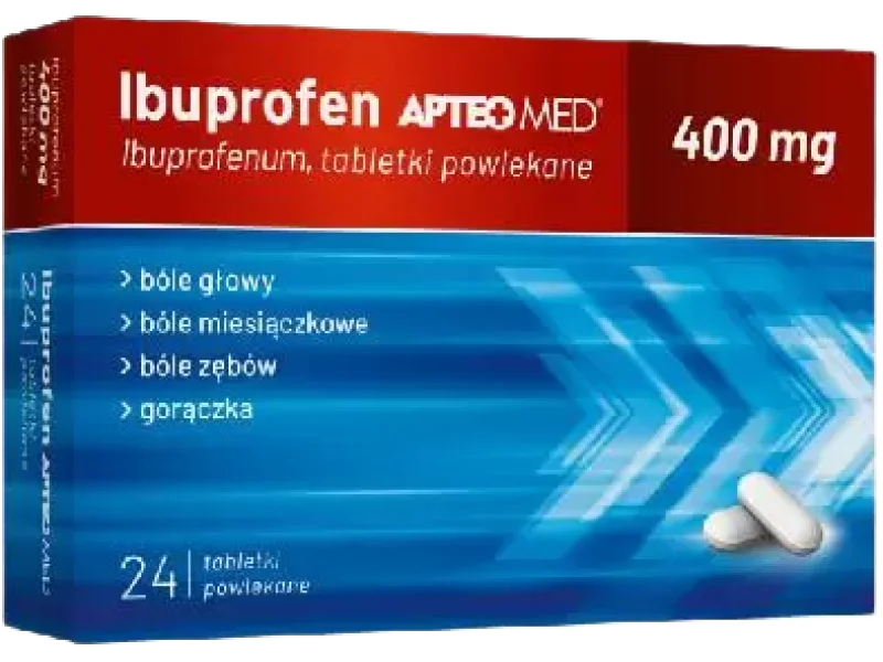 Apteo Med Ibuprofen, tabletki powlekane, 400 mg