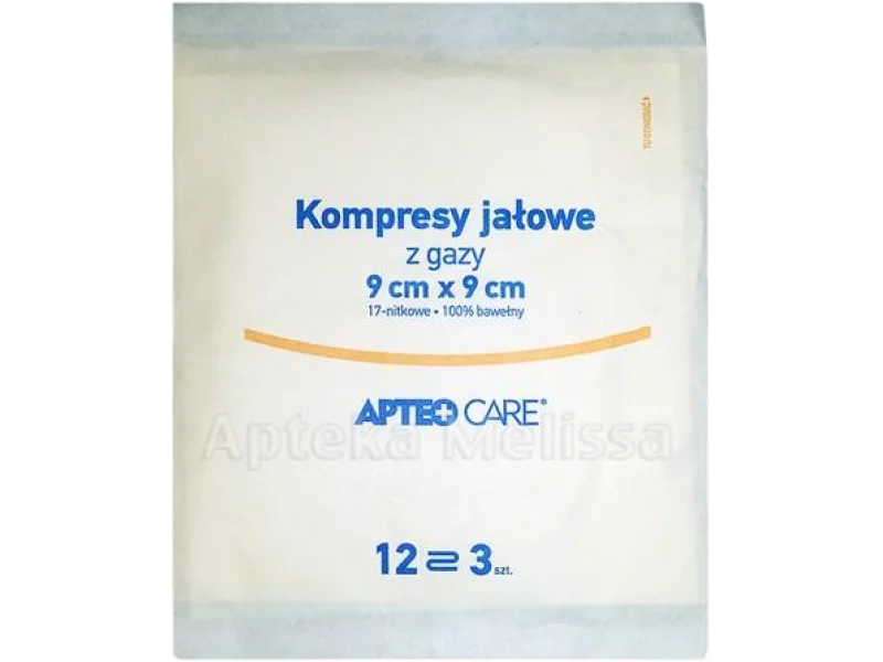 APTEO z gazy jałowej, kompres