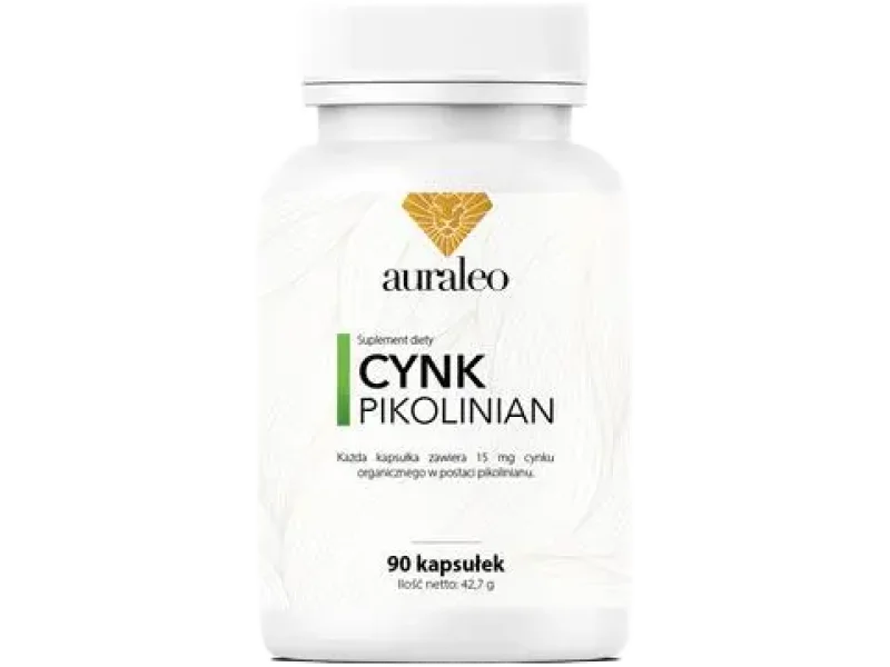 Auraleo Cynk organiczny pikolinian, kapsułki