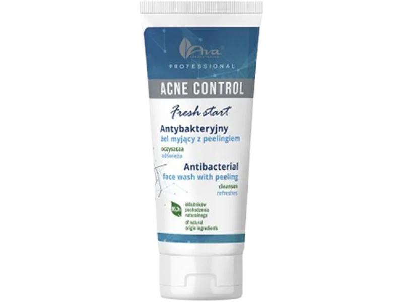 Ava Acne Control Fresh Start antybakteryjny żel myjący z peelingiem