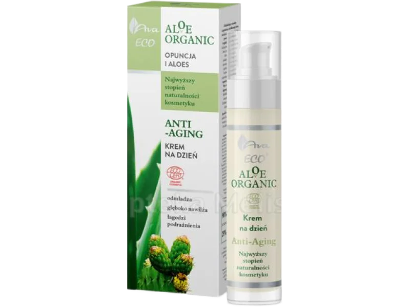 AVA ALOE ORGANIC Anti-aging na dzień, krem