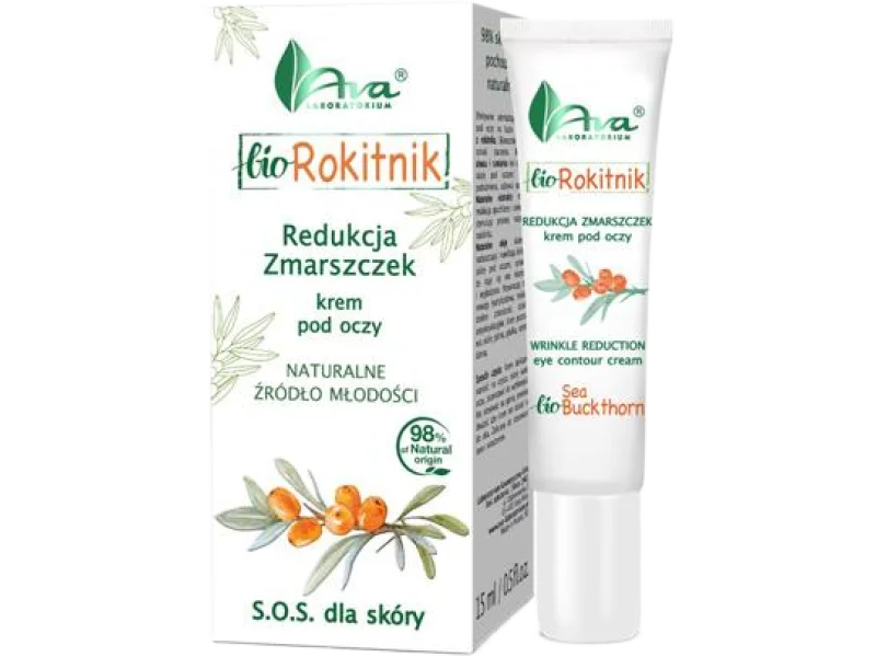 AVA BIO ROKITNIK krem pod oczy redukcja zmarszczek