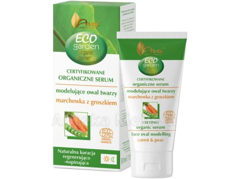 AVA ECO GARDEN Certyfikowane organiczne marchewka z groszkiem, serum