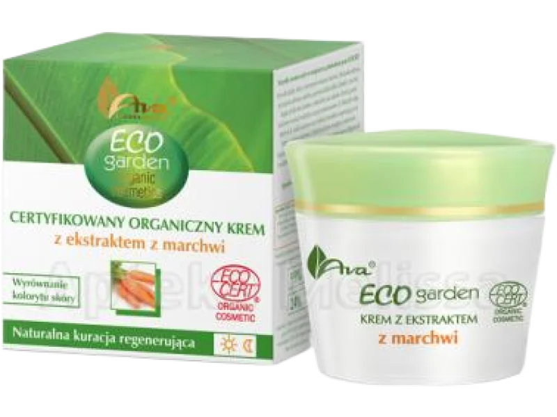 AVA ECO GARDEN certyfikowany organiczny krem z ekstraktem z marchwi