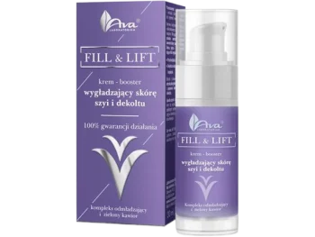 Ava Fill & Lift krem-booster wygładzający skórę szyi i dekoltu