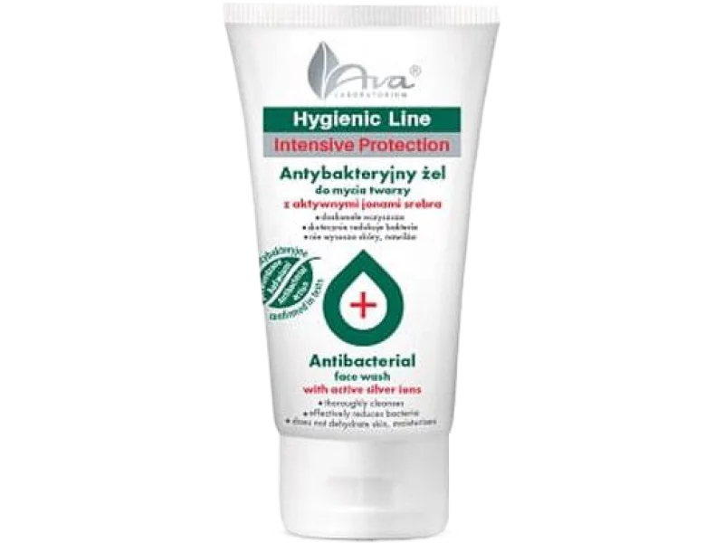 Ava Hygienic Line antybakteryjny żel do mycia twarzy
