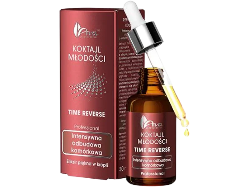 AVA koktajl młodości Time Reverse intensywna odbudowa komórkowa, serum