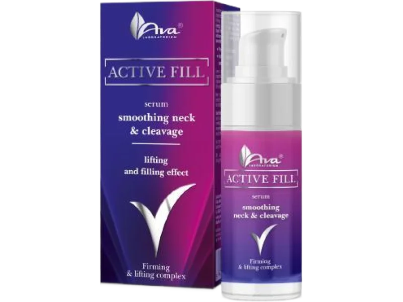 AVA LABORATORIUM Active Fill wygładzające szyję i dekolt, serum