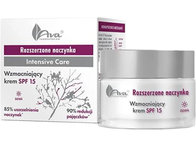 Ava Rozszerzone Naczynka wzmacniający krem SPF 15 na dzień