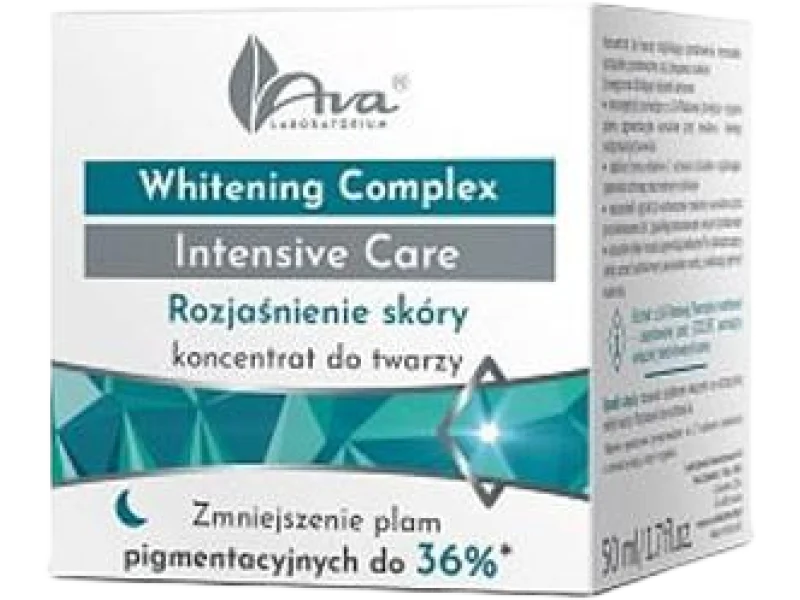 Ava Whitening Complex Intensive Care rozjaśnianie skóry koncentrat do twarzy na noc, krem